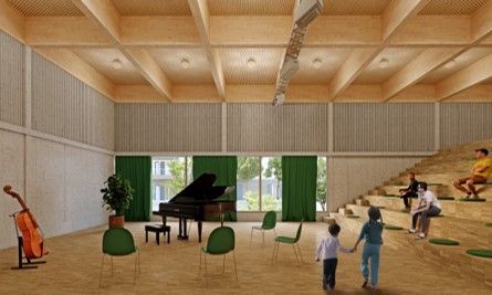 Construction d’une école de musique et d’un auditorium - Rue Franklin - LEERS (59).