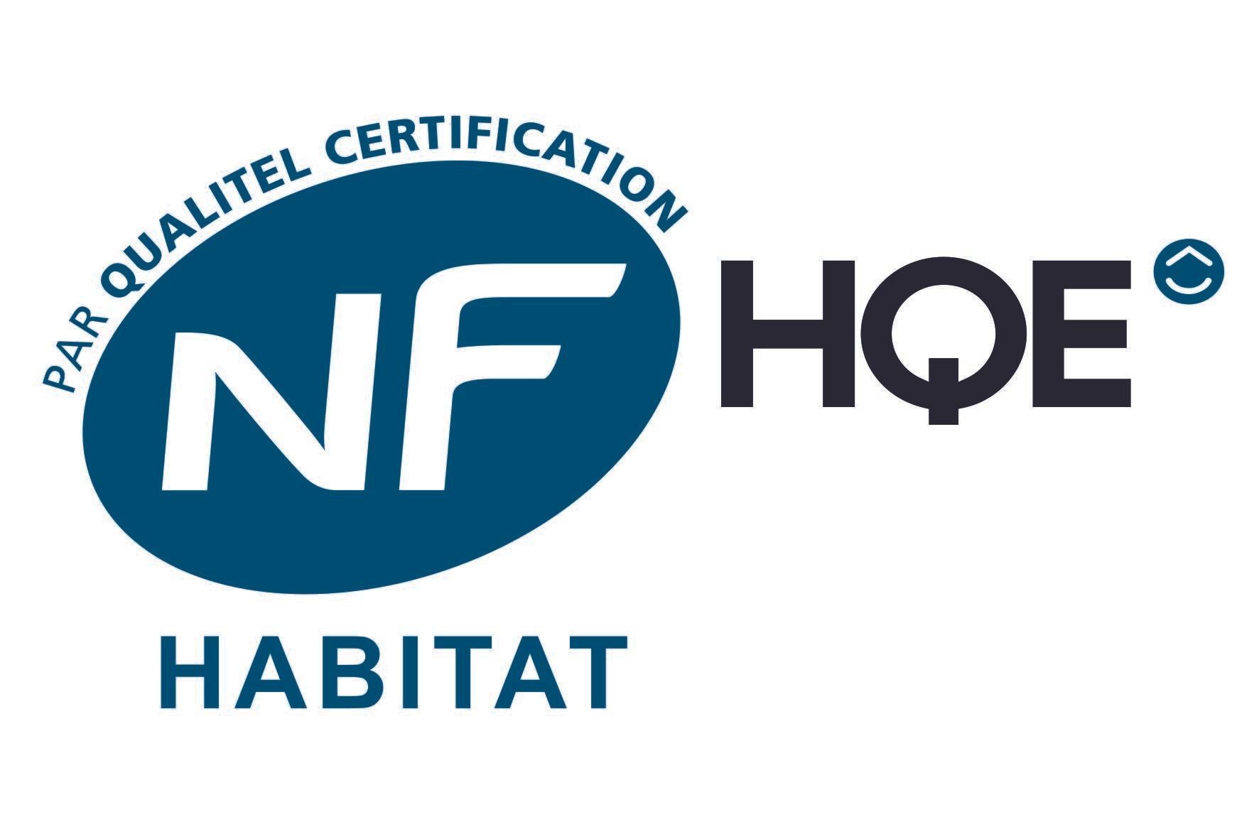 Logo de la certification NF Habitat HQE.