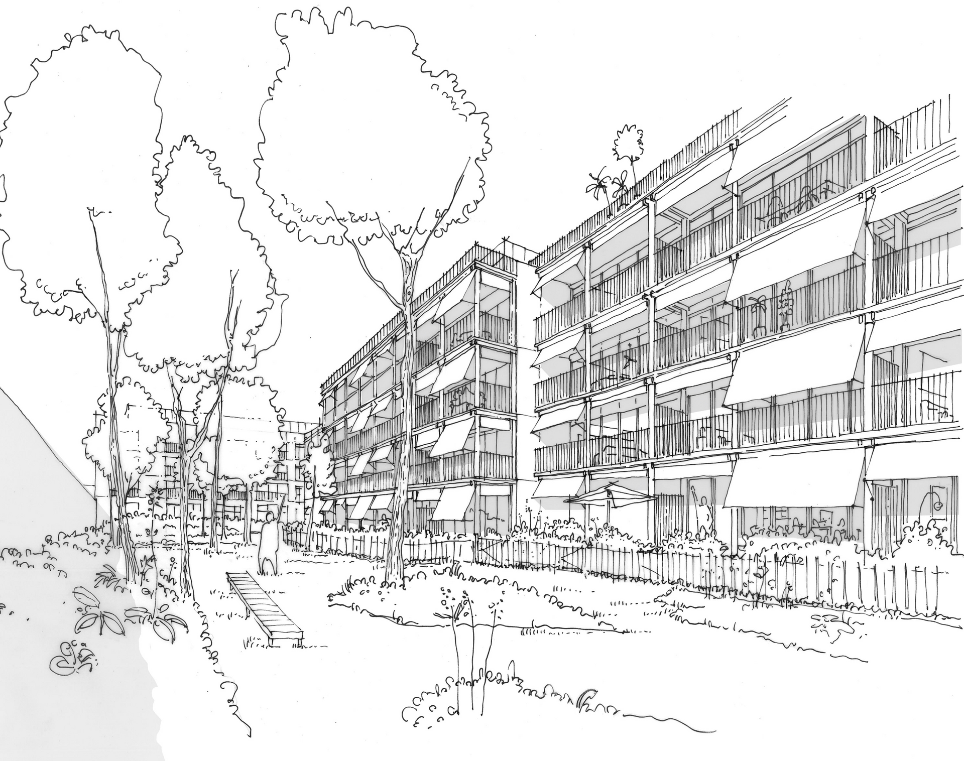 Construction neuve de 88 logements et de locaux d’activité et de commerce.