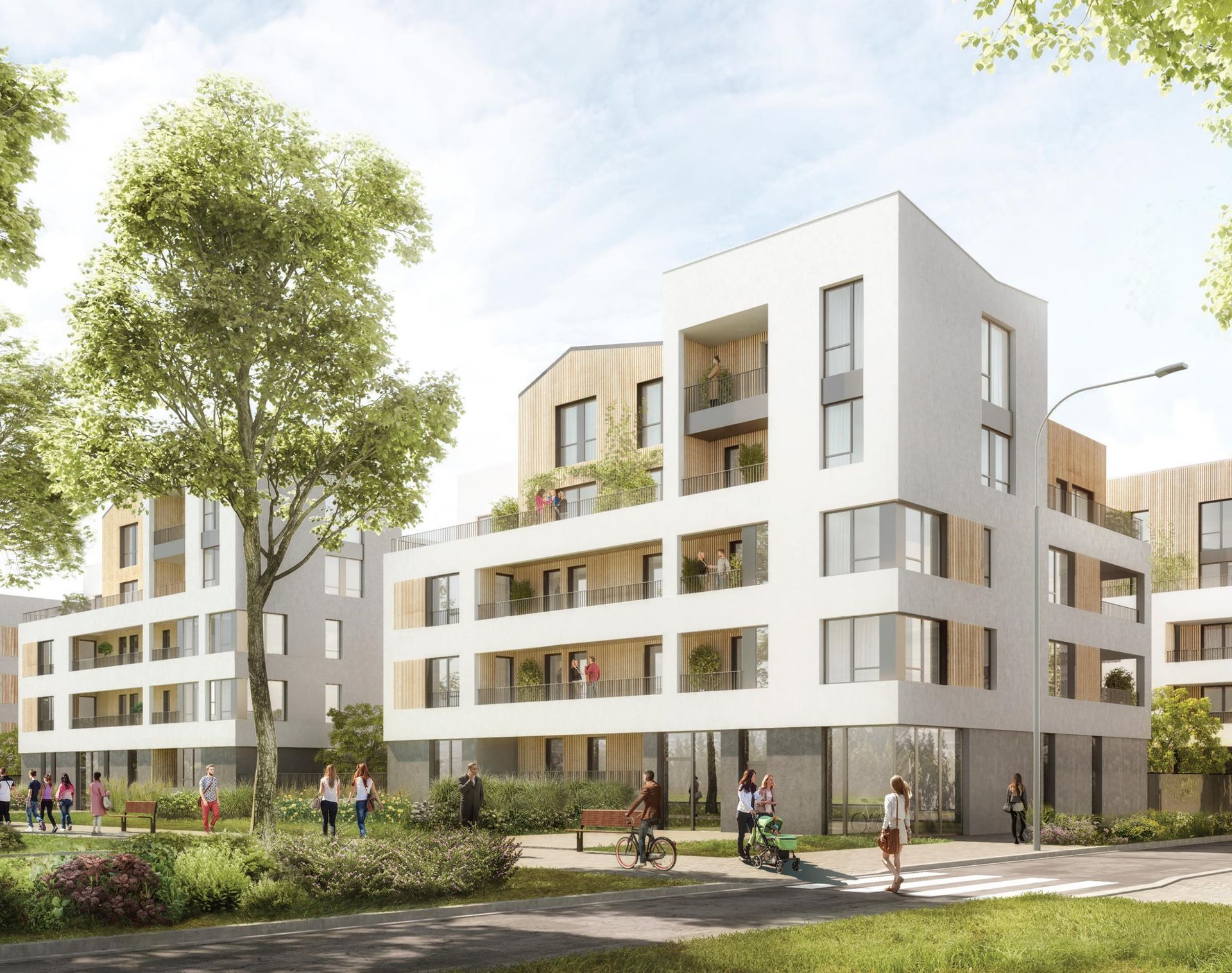 Construction de 107 logements locatifs sociaux et en accession à la propriété.