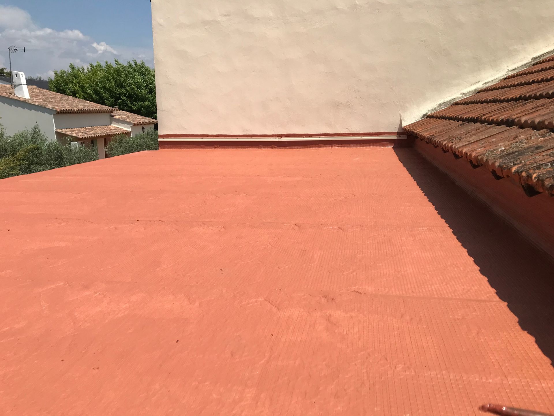 Avant pose de membrane