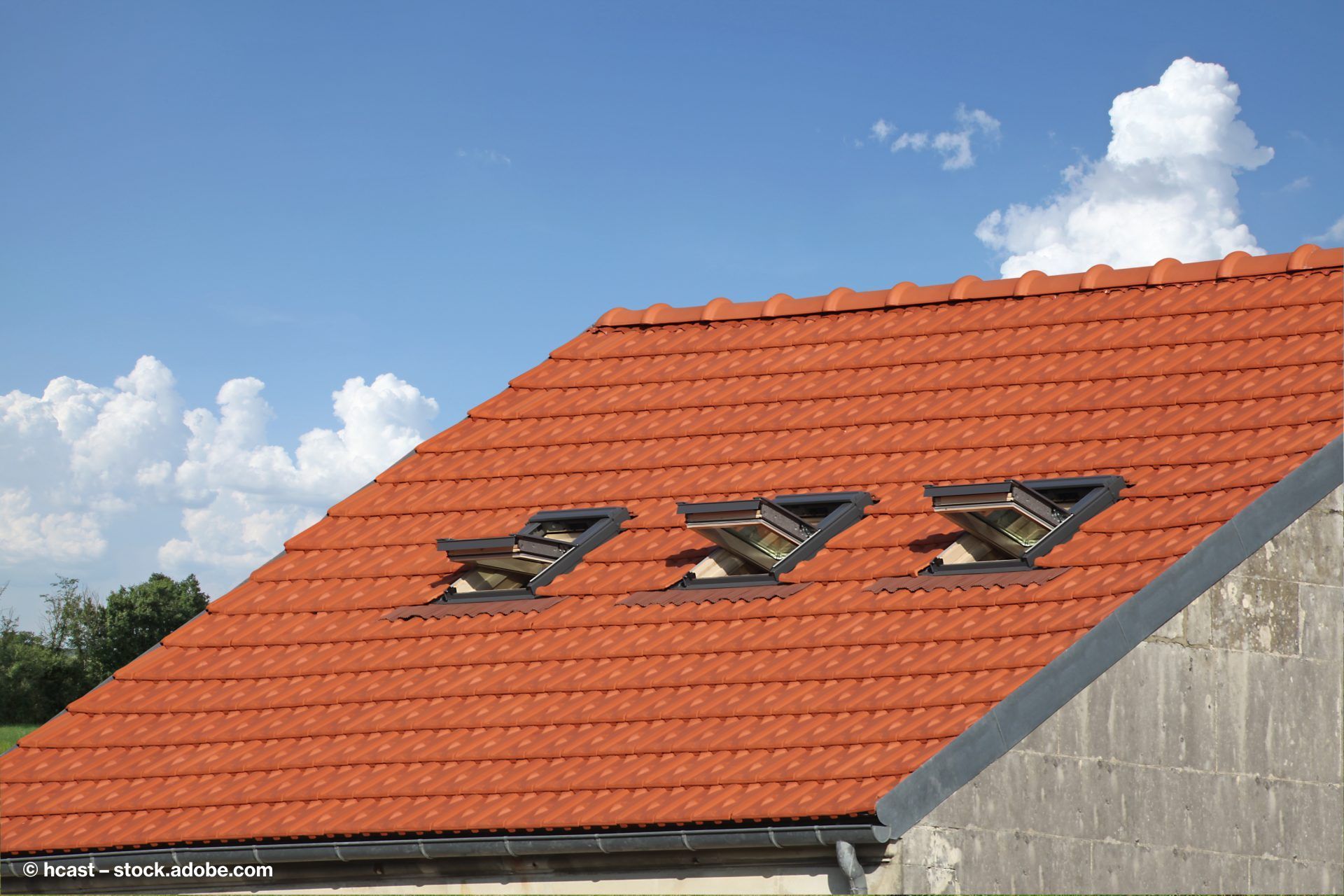 Dachfenster an einem Dach