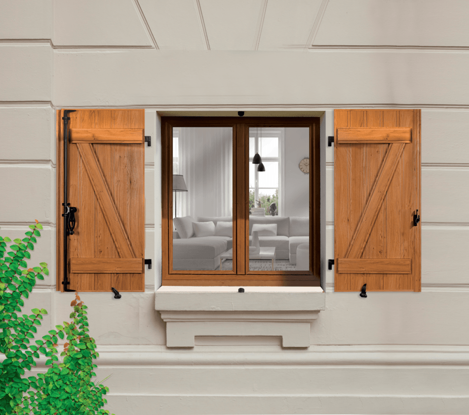 Volets battants en bois