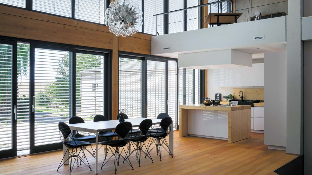 Baie vitrée en aluminium