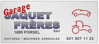 Garage Jaquet Frères Sàrl - machines agricoles - voitures