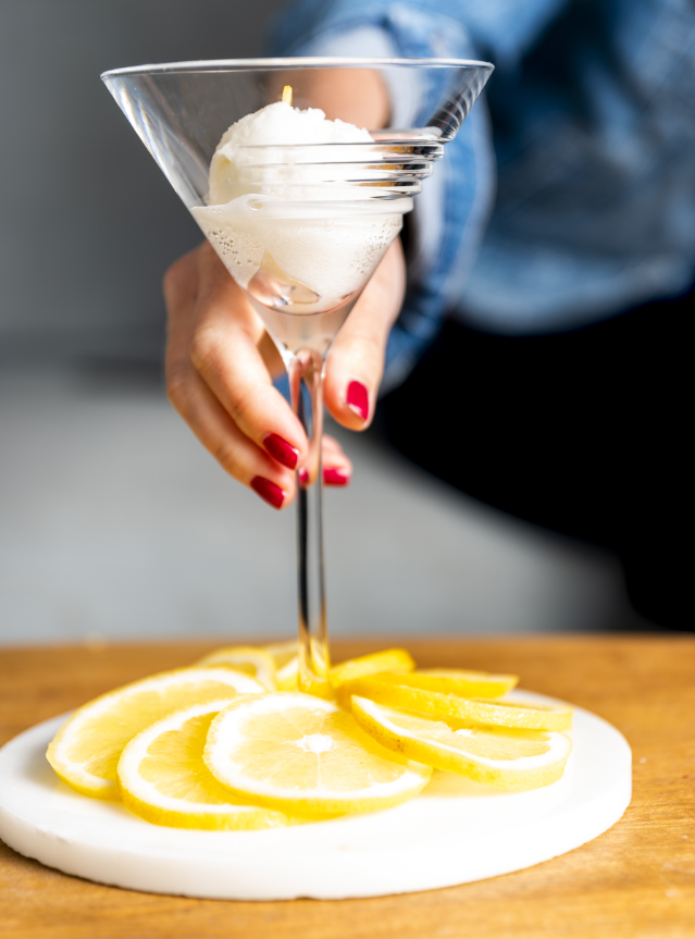 Coupe glacée - sorbet citron