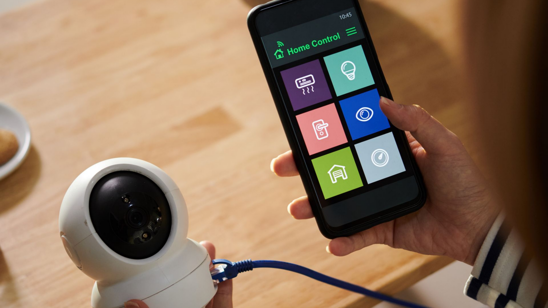 Connection caméra de surveillance