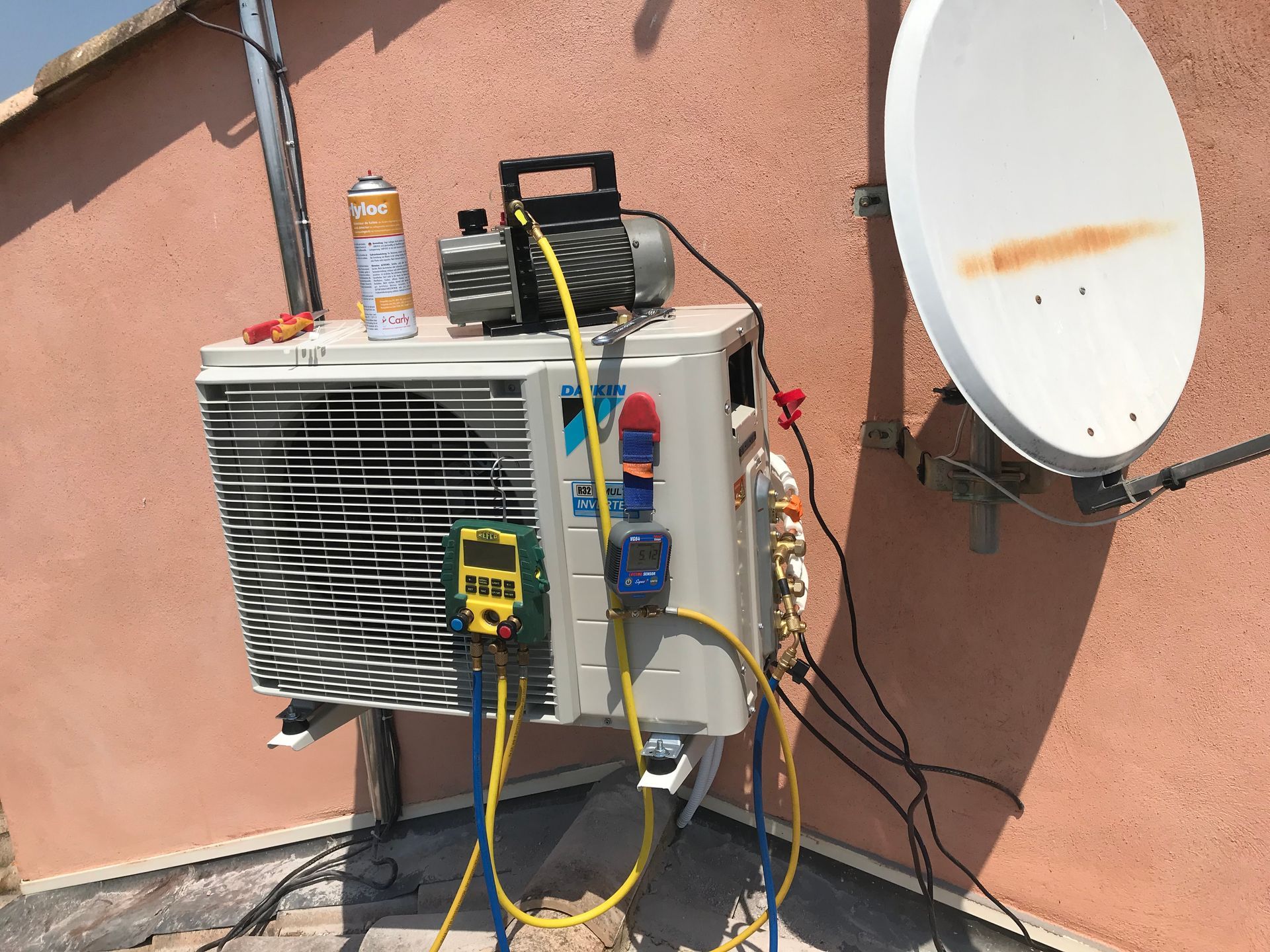 Maintenance unité extérieure pompe à chaleur