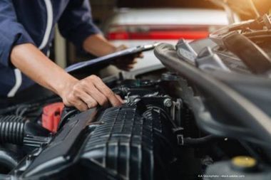 Reparatur eines Autos