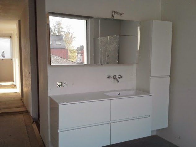 Badkamermeubel plaatsen