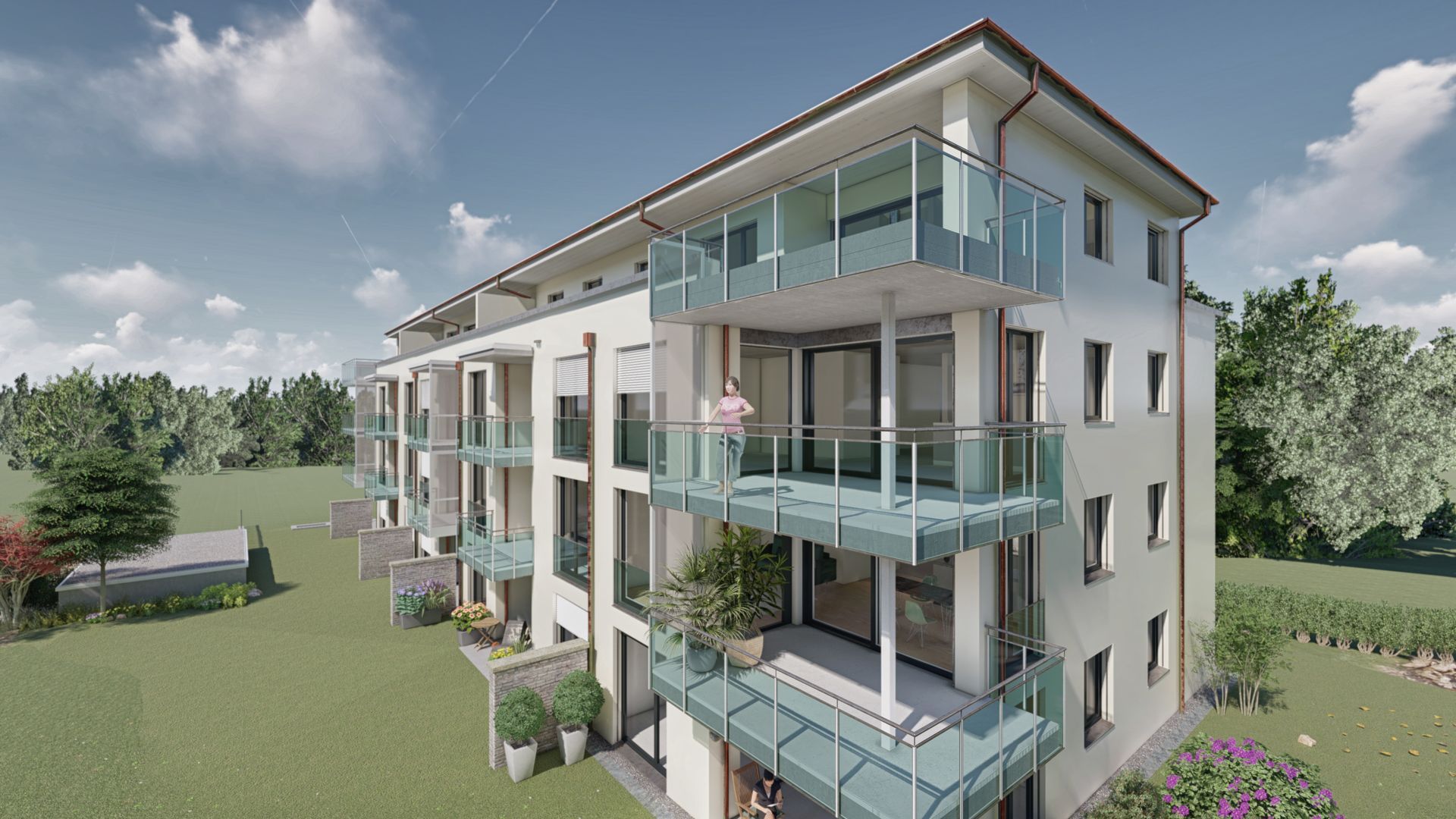 Reinach - Detailbeispiel Balkone Pilatusstr. 12+10