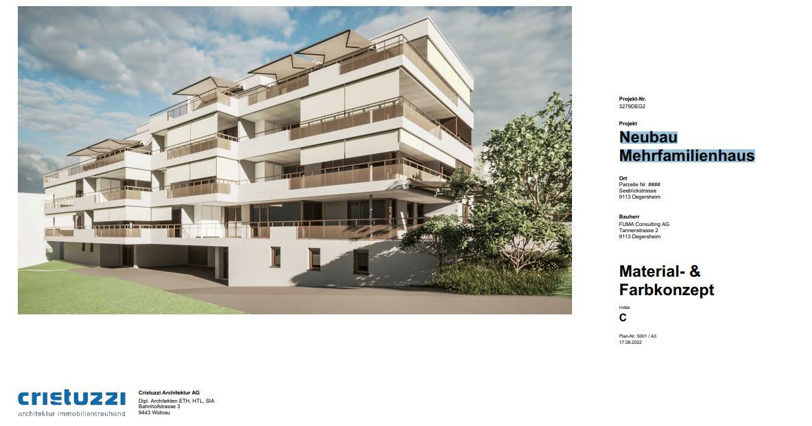 Reinach - Detailbeispiel Balkone Pilatusstr. 12+10