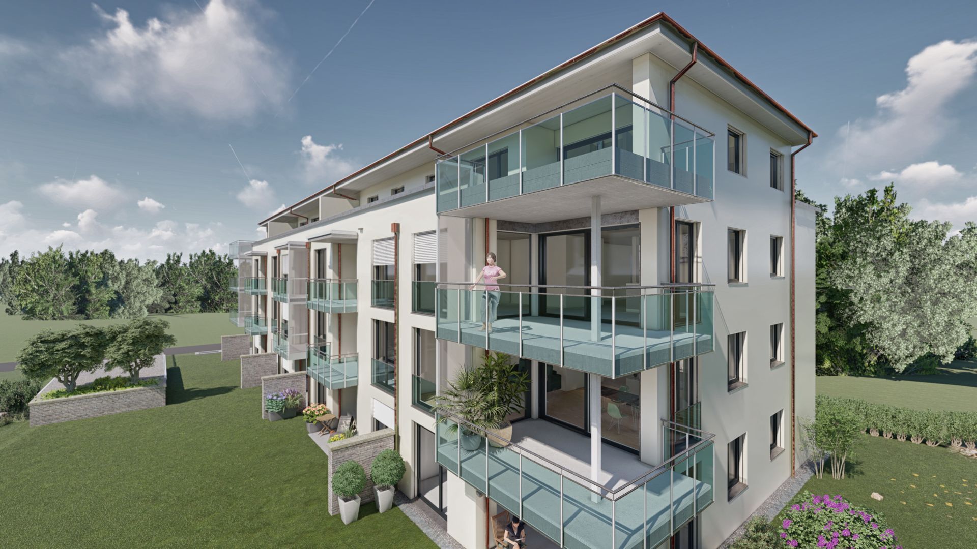 Reinach - Detailbeispiel Balkone Pilatusstr. 12+10