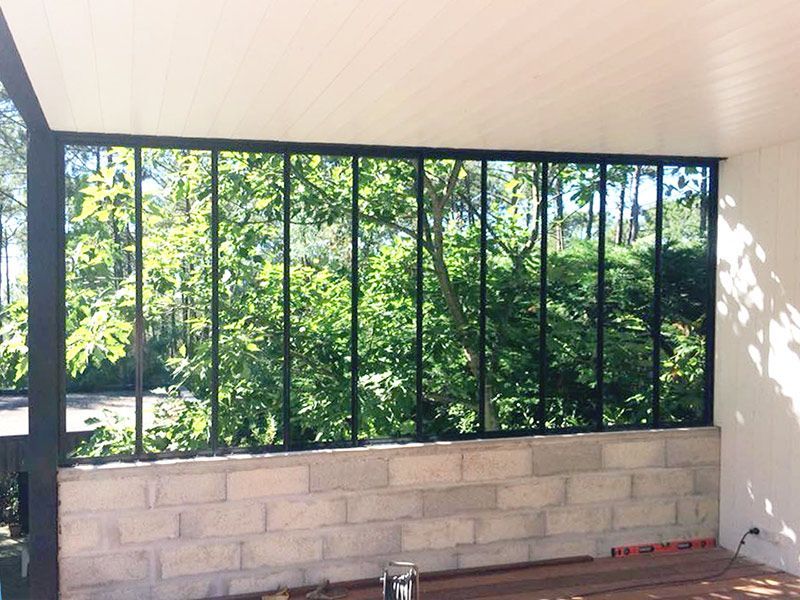 Baie vitrée posée par Abaque Service