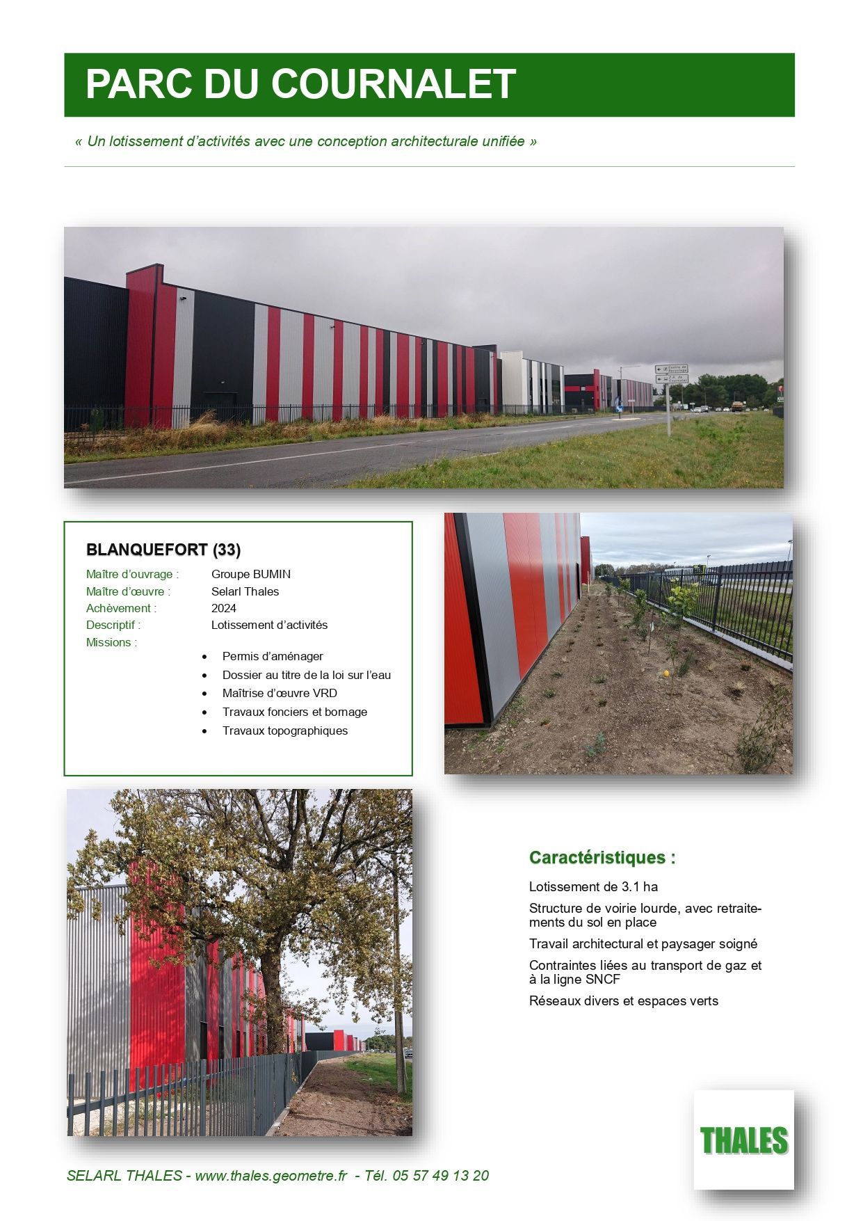 Projet Parc du Cournalet