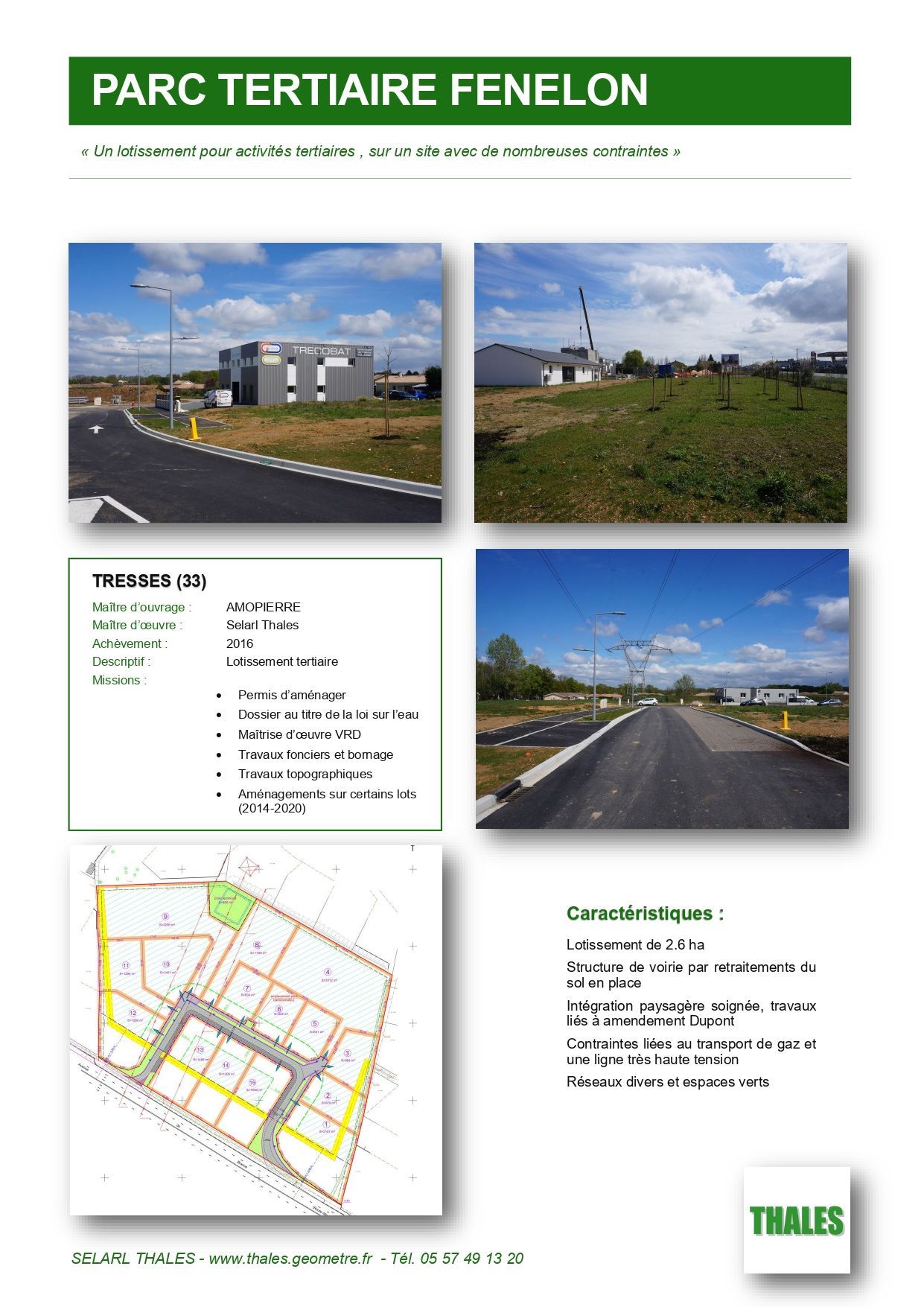 Projet Parc tertiaire Fénelon