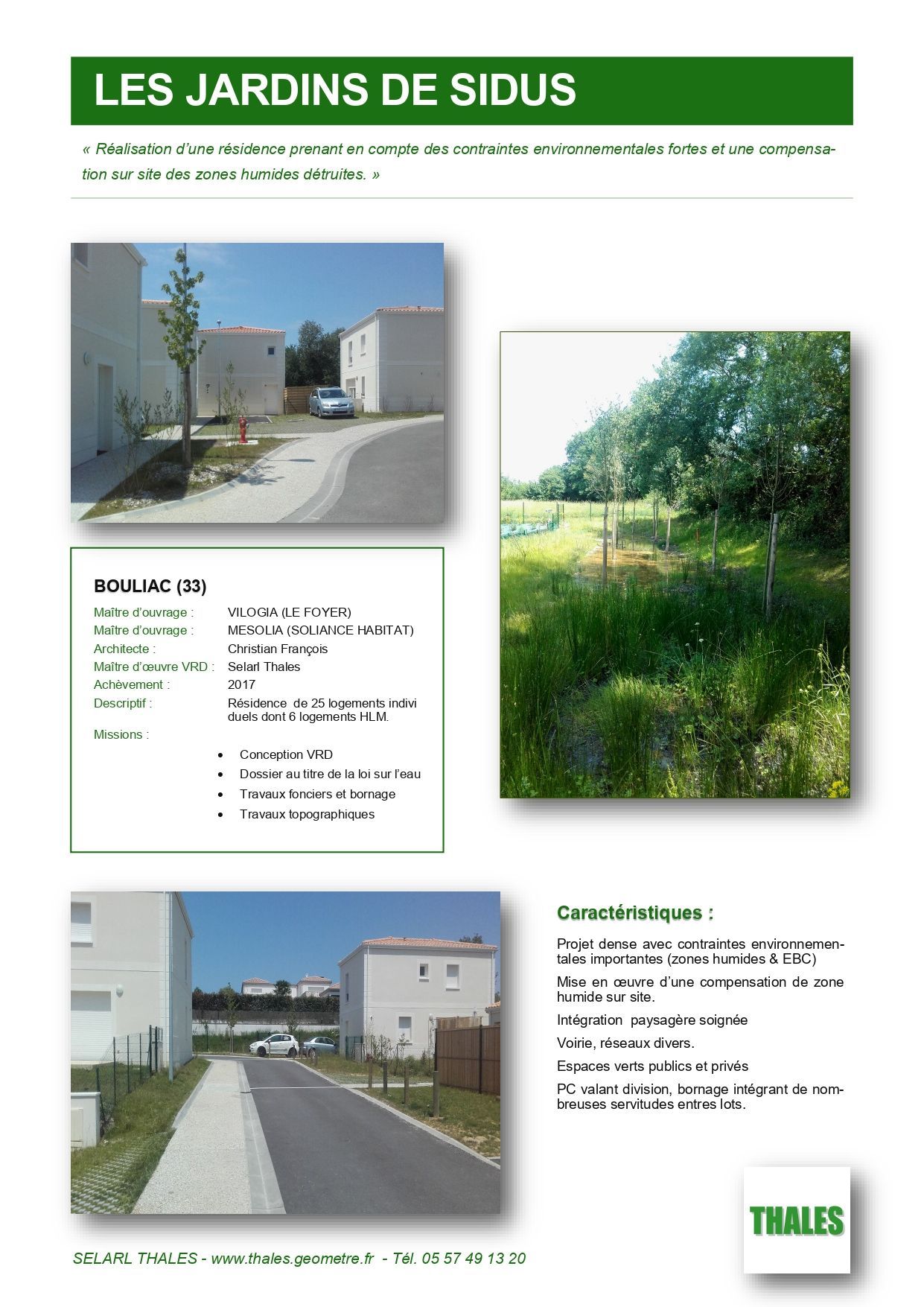 Projet Les Jardins de Sidus