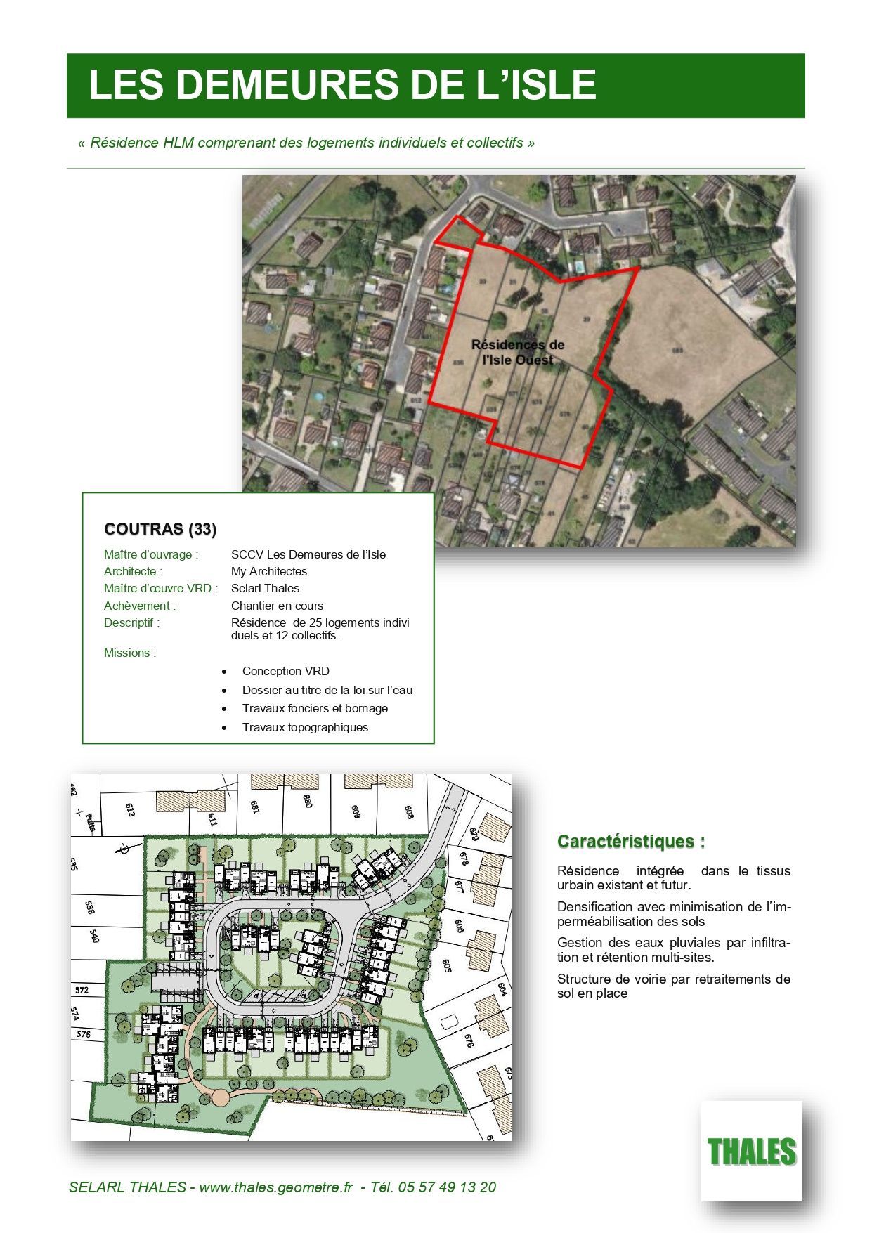 Projet Les Demeures de l'Isle