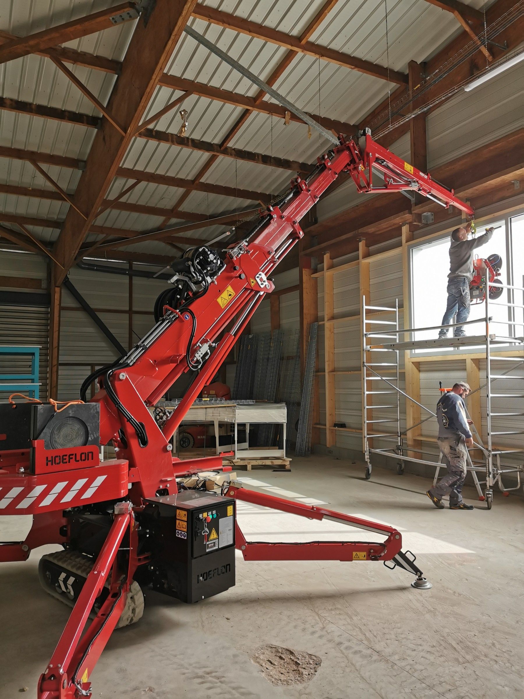 Location de mini-grue avec opérateur - Nantes