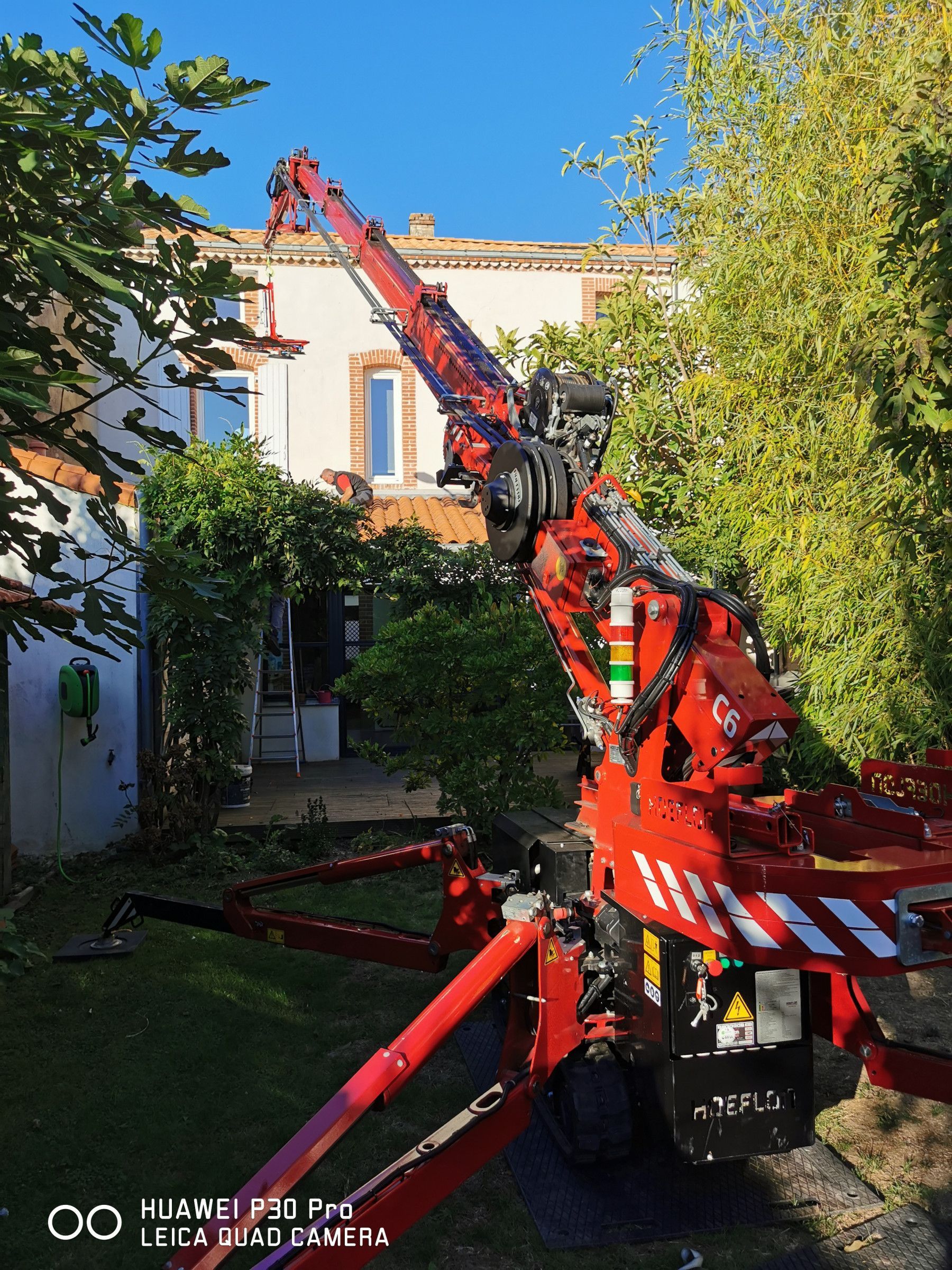 Location de mini-grue avec opérateur - Sèvremoine