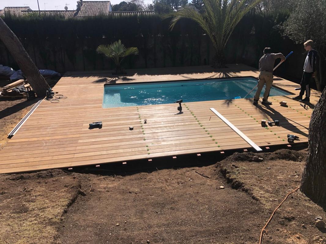 Construction de terrasse de piscine