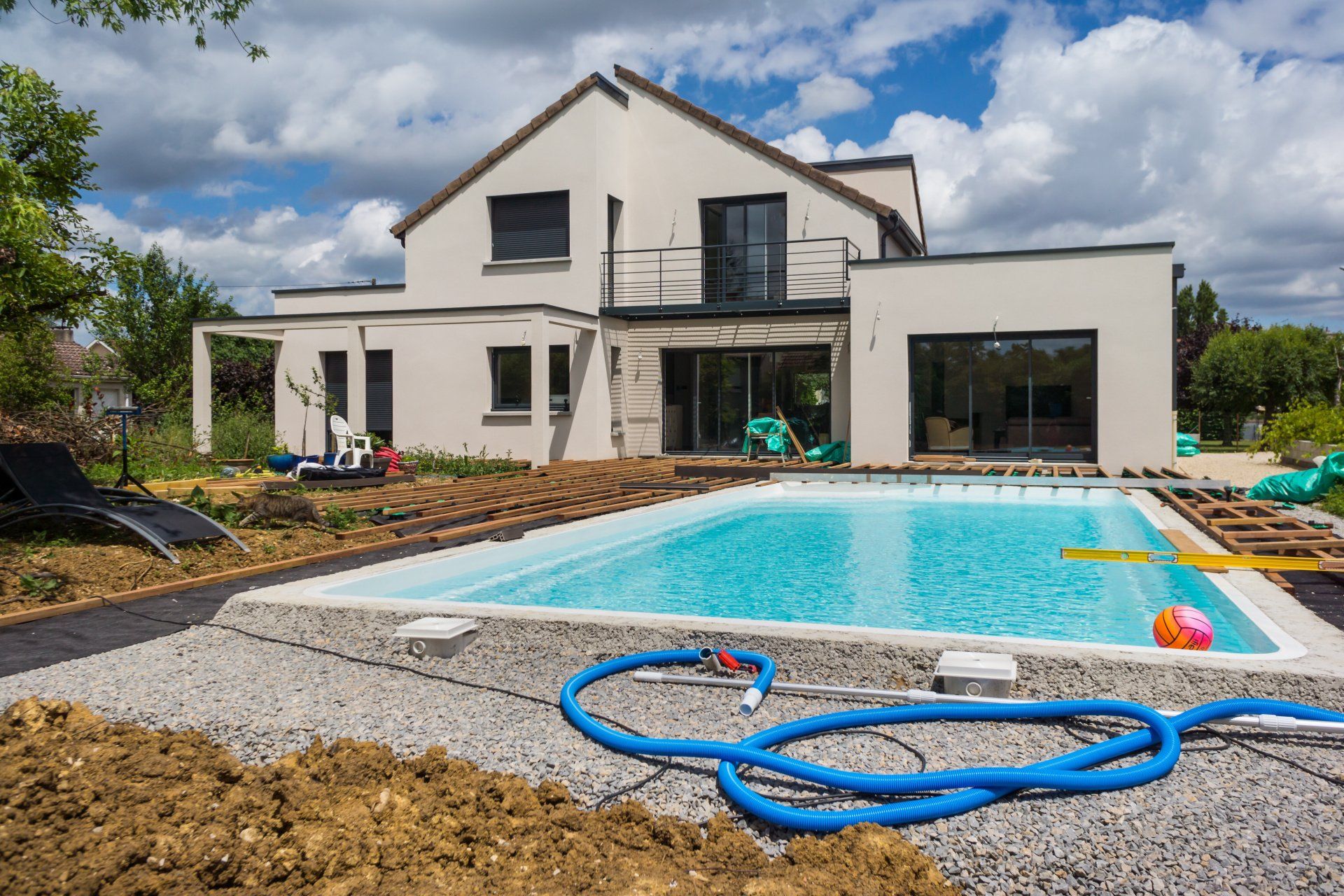 Aménagement de piscine en béton