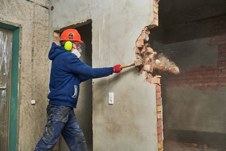 Démolition de mur