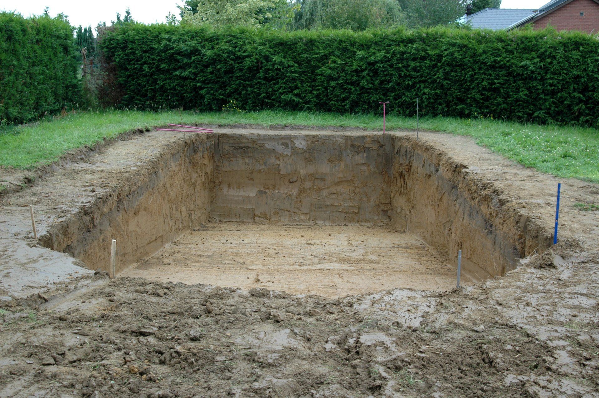 Fosse de piscine