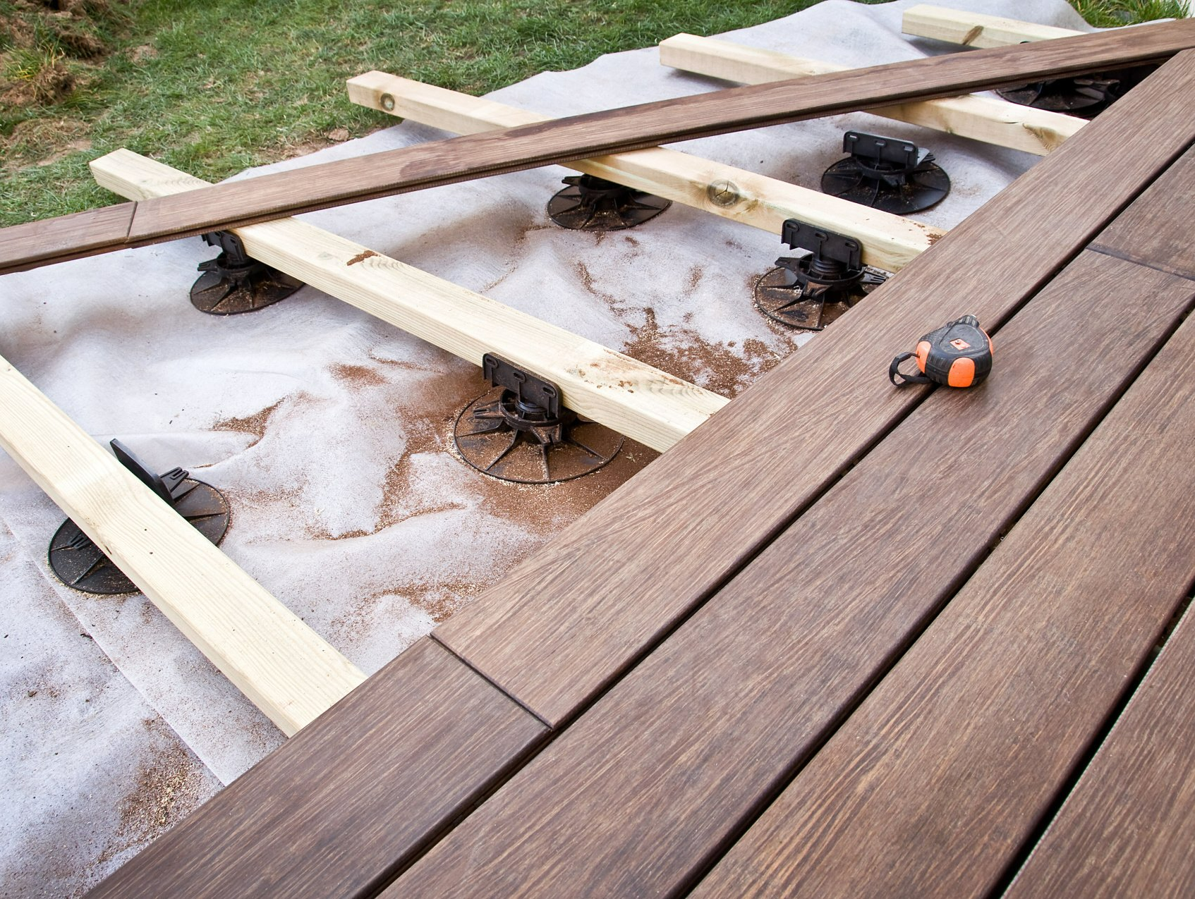 Construction de terrasse en bois