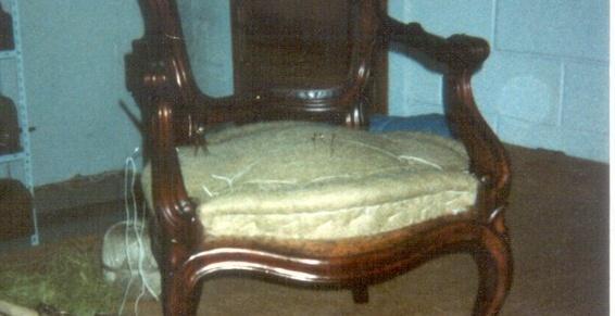 Réfection d'une assise de chaise