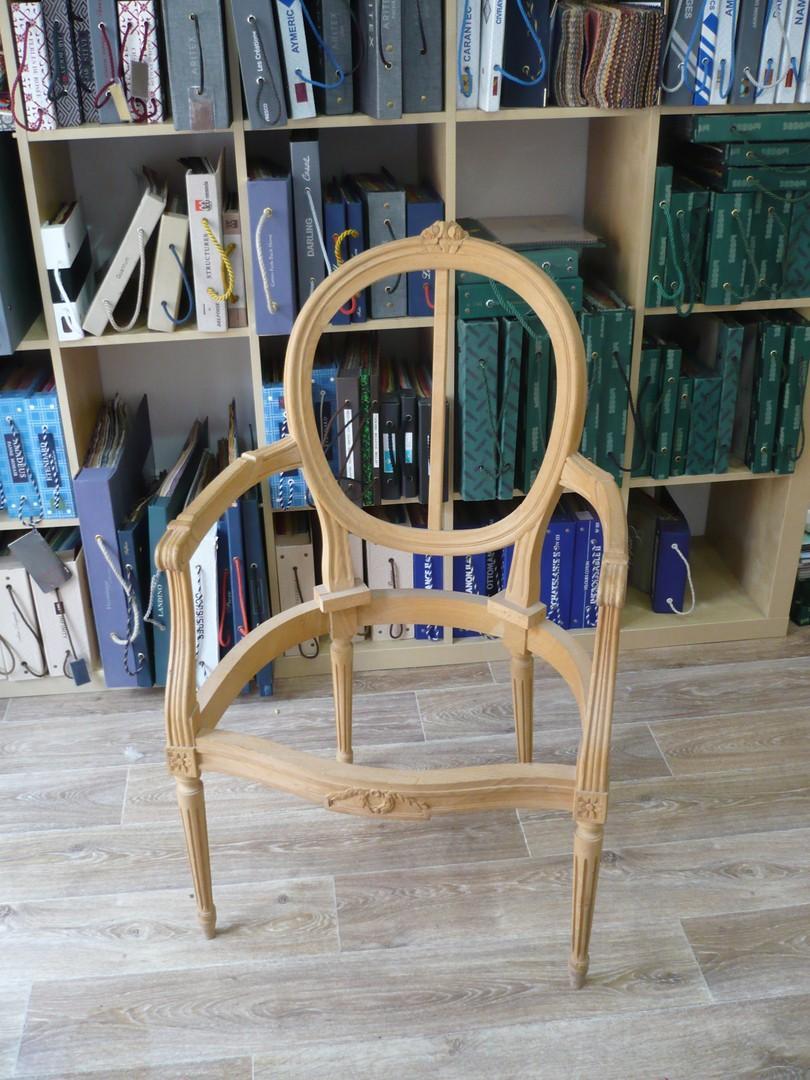 Structure de chaise en bois