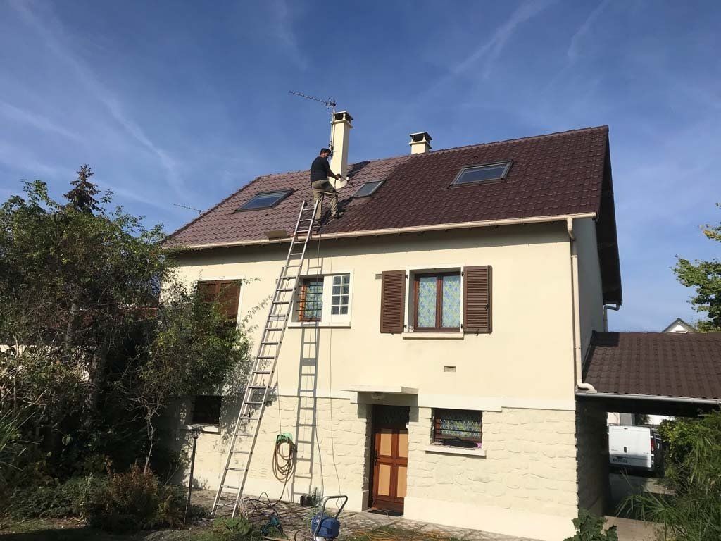 Nettoyage couverture avant après