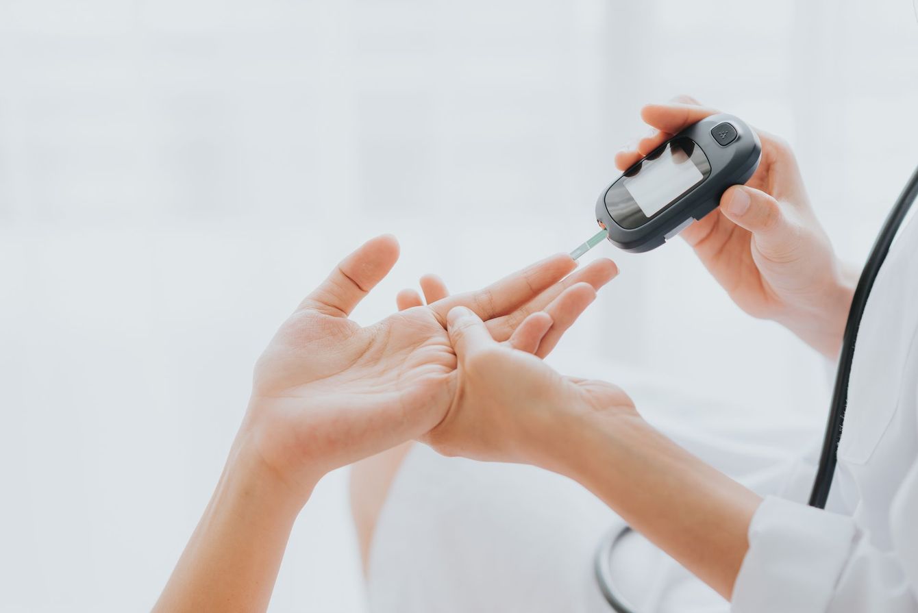 Test glycémique au bout du doigt