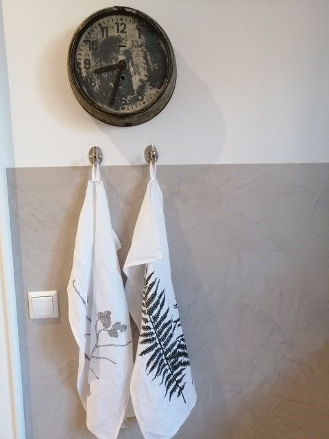 Geschirrtücher mit Lavendeldruck