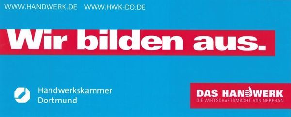 Logo der Handwerkskammer Dortmund mit Slogan