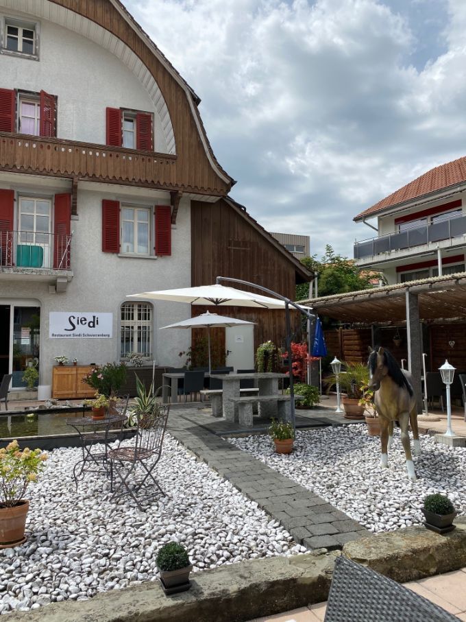 Terrasse - Restaurant Siedi GmbH - Schwarzenburg