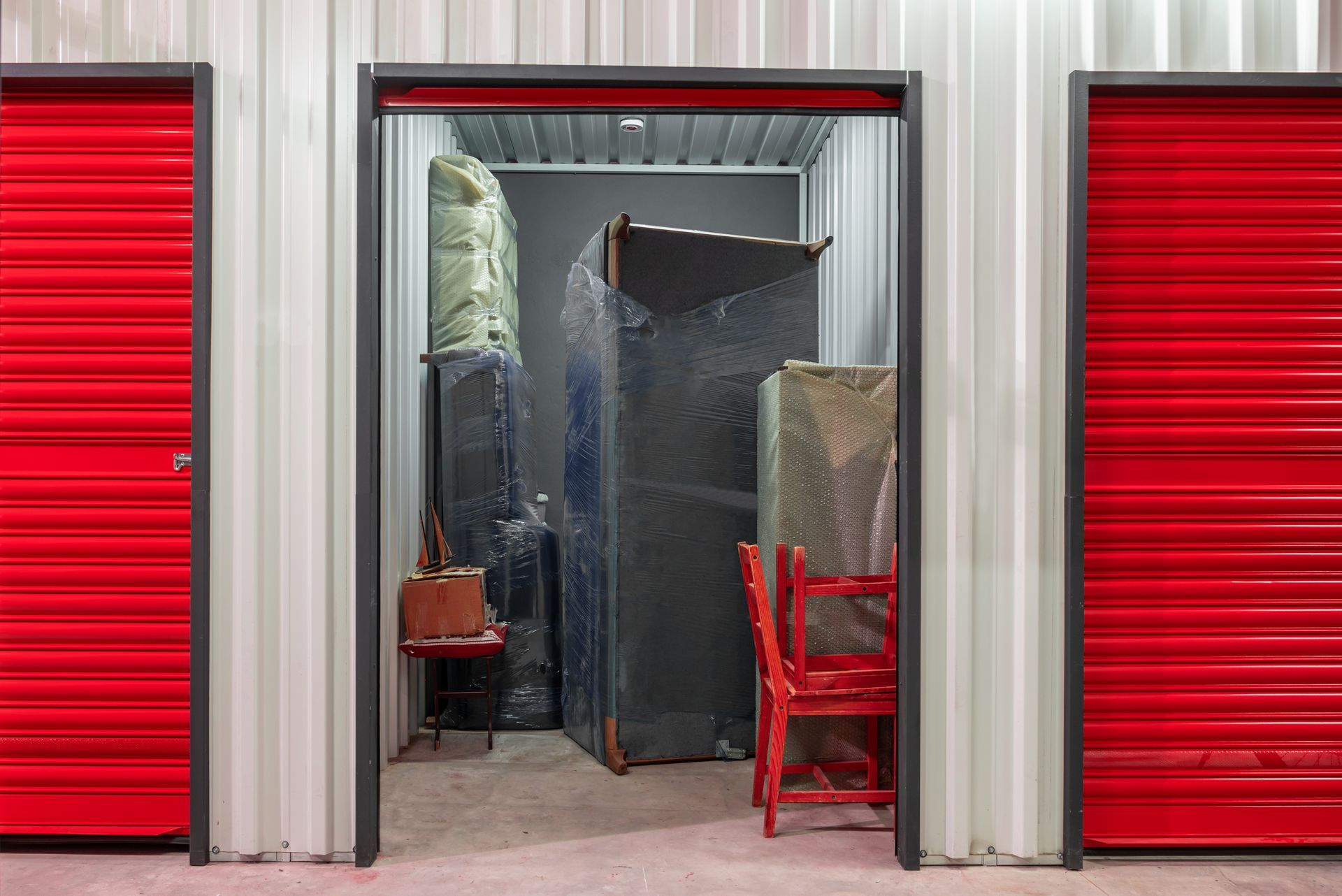 Box de stockage ouvert