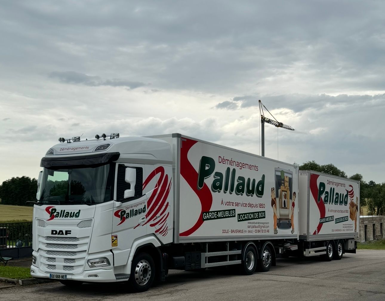 Camion de transport routier