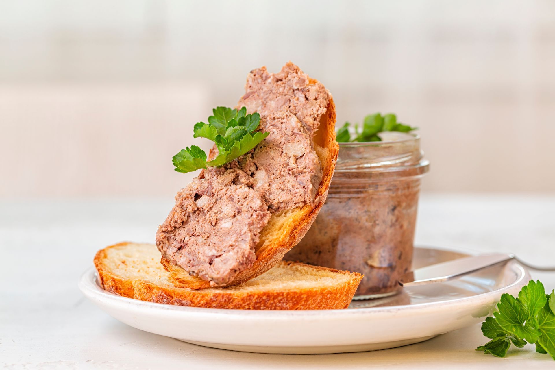 De la terrine sur une tartine.