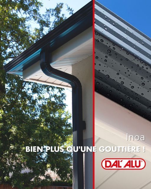 Gouttières en alu