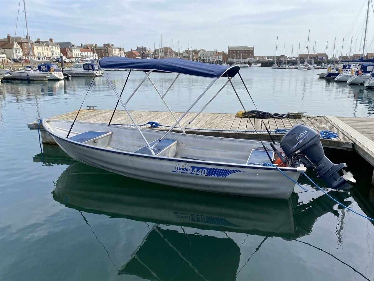 Bimini-Verdeck für Motorboot