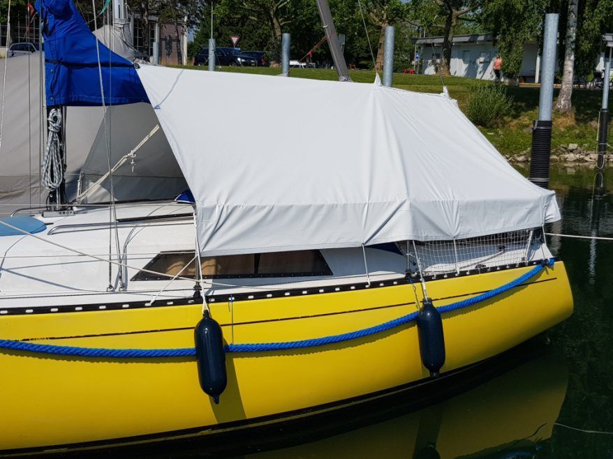 Teilpersenning für Segelboot