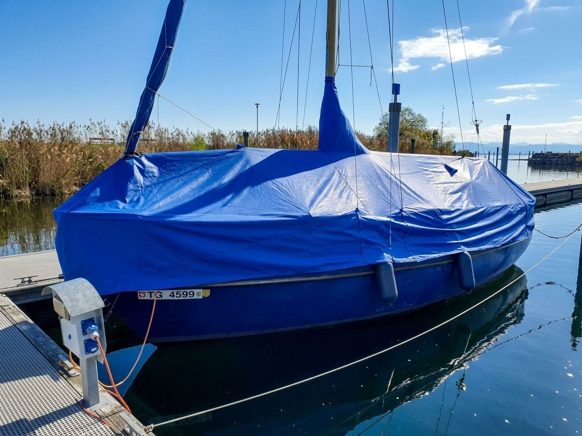 Vollpersenning teilbar für Segelboot