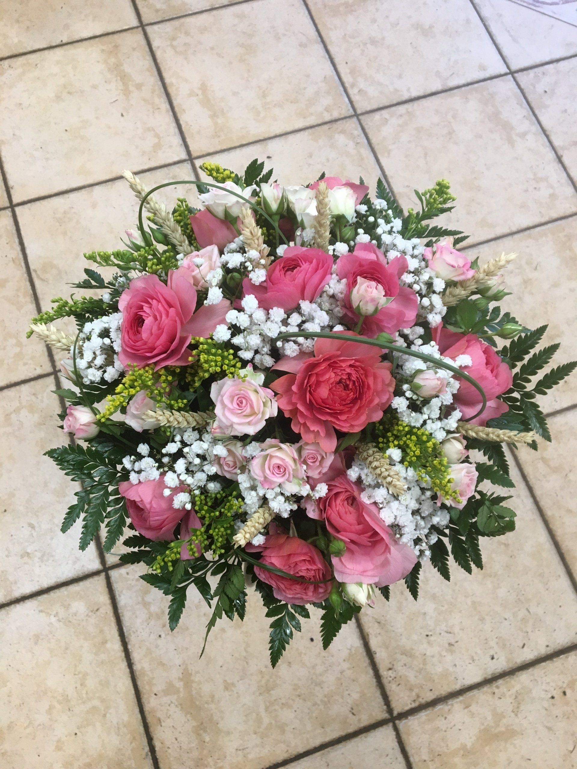 Bouquet rond coloré