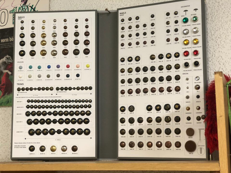 Zierknöpfe für Möbel