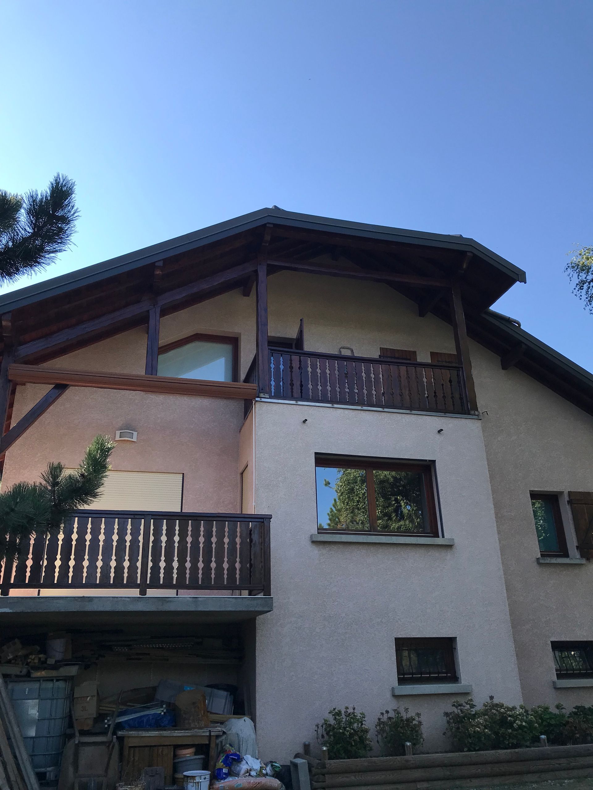 Après travaux de peinture extérieure