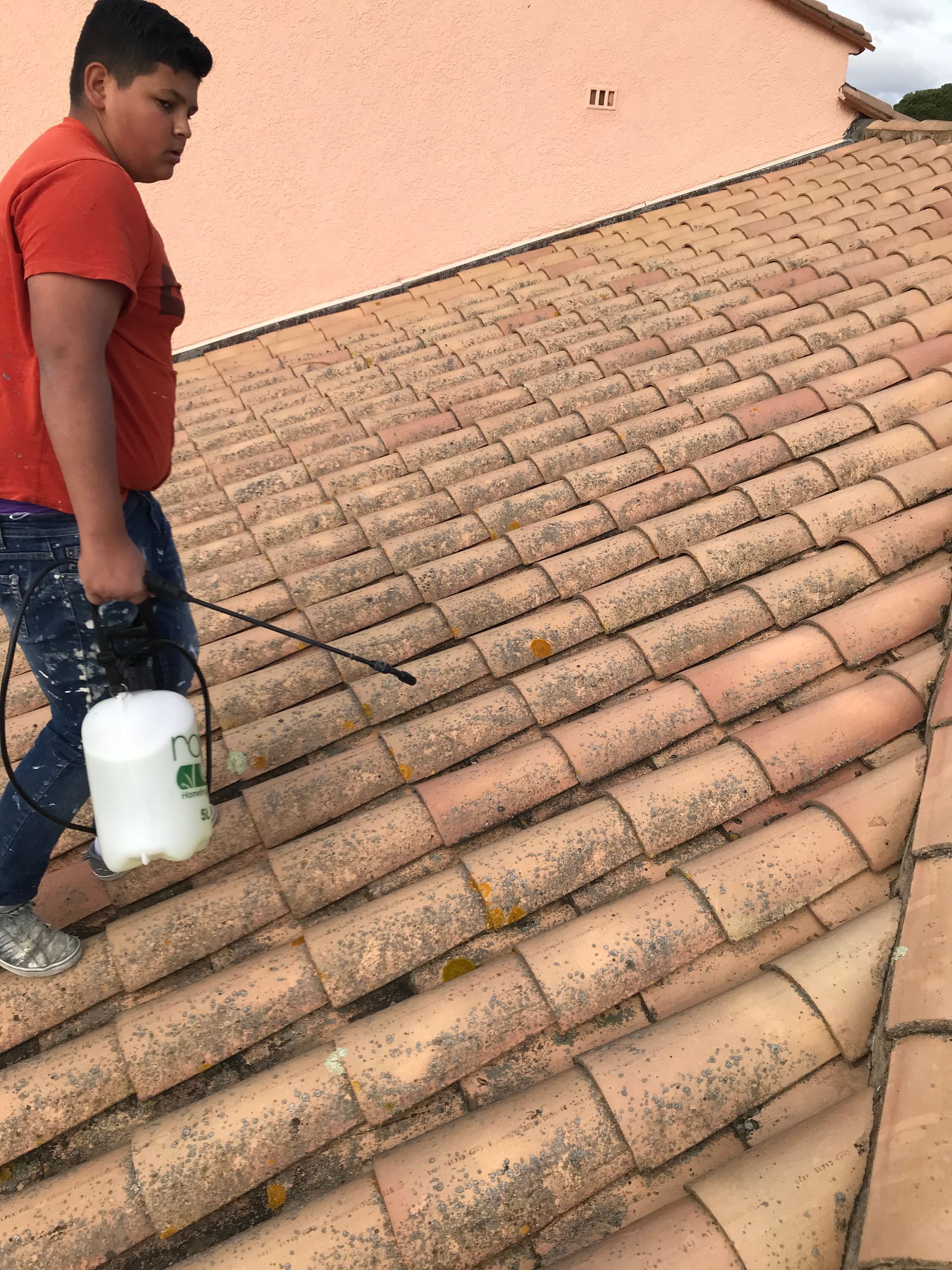 Nettoyage de toiture