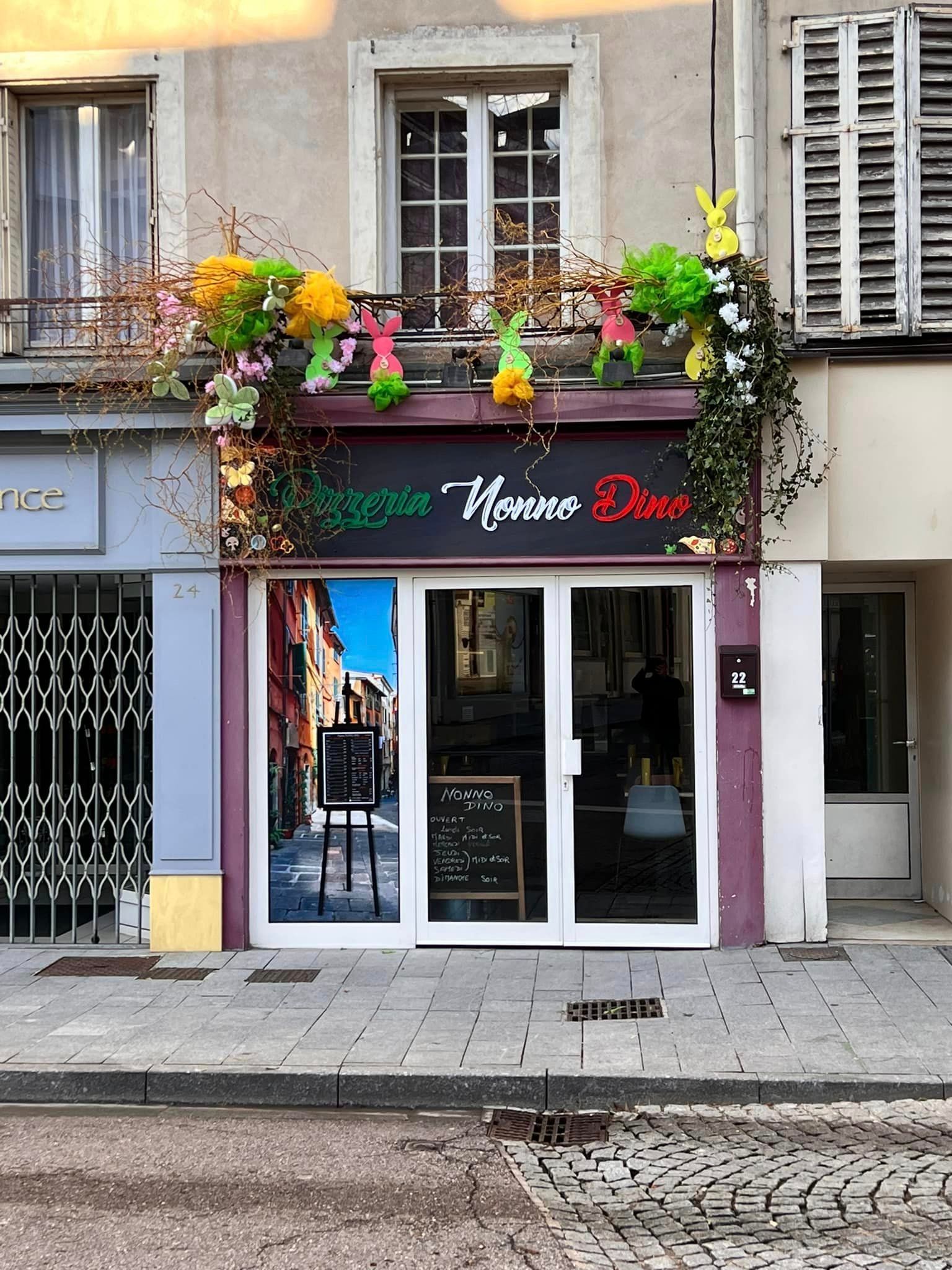La façade de notre restaurant