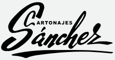 Un logotipo en blanco y negro para una empresa llamada Sánchez.