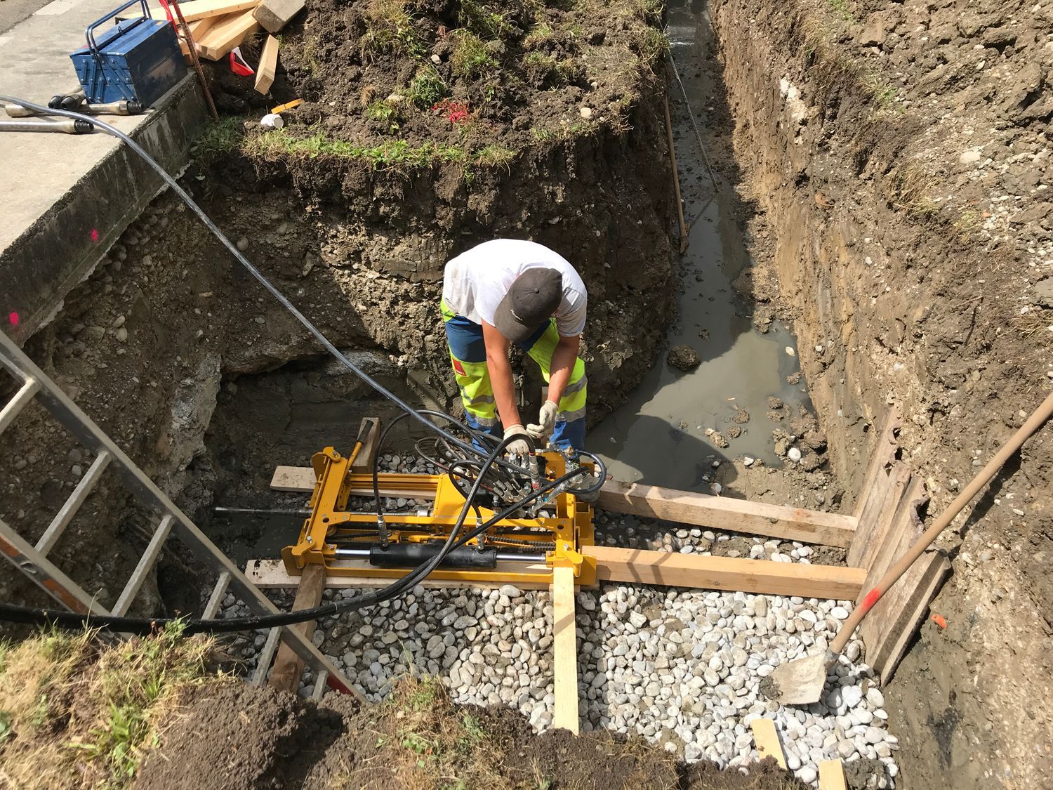 Spühlbohrgerät - Winterthur - Frei Bauunternehmung